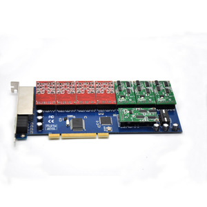 16 Ports with 16 <strong>FXO</strong>&amp;<strong>FXS</strong> Asterisk analog card for Voip IP PBX Digium TDM1600P Openvox asterisk <strong>pci</strong> voice card with 8 modules - Product Image 4