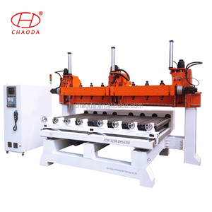 Más caro multi husillo madera talla máquina/4 eje cnc router Rotary Axis - Product Image 6