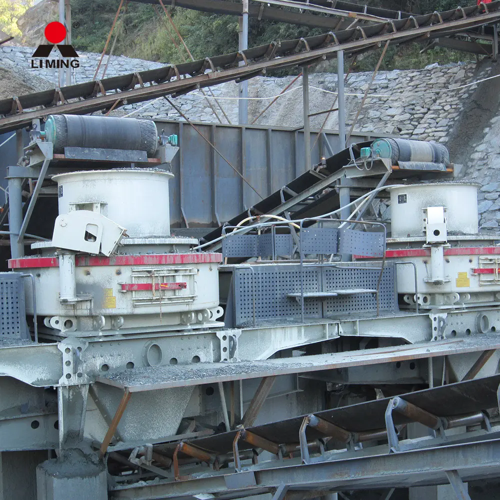 Artificiale di Pietra Sabbia di Quarzo Pianta Crusher Macchina Sabbia di Quarzo Frantumazione Linea di Produzione