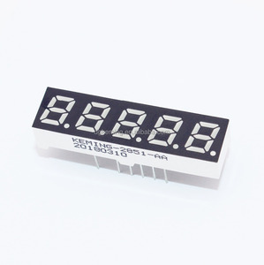 Mini 7 Segment 5 Digits 0,28 zoll 5 digit 7 segment led-anzeige