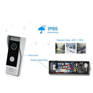 Bcomtech 7 pulgadas timbre de la puerta con la cámara de pantalla 4 Cable de video de la puerta del sistema de intercomunicación teléfono - Product Image 6