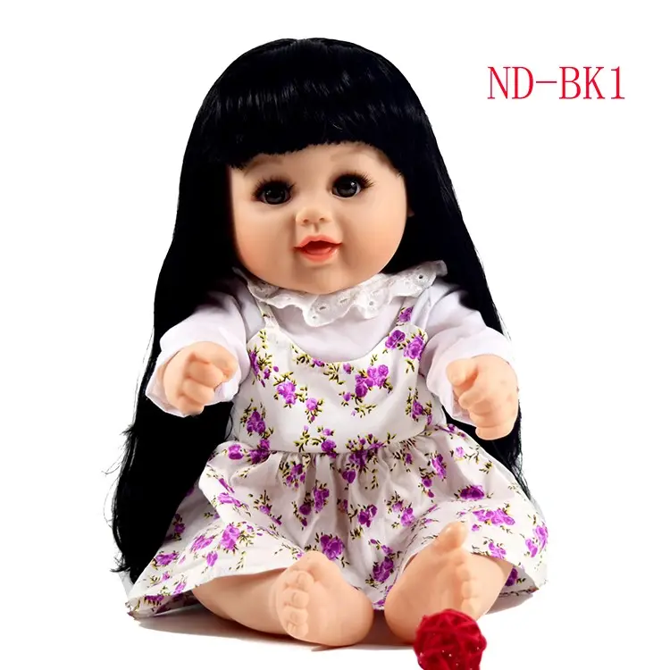 थोक 18 इंच के साथ सुंदर लड़की गुड़िया लंबे बाल सिलिकॉन पुनर्जन्म गुड़िया के लिए बिक्री