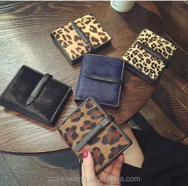 2017 estampado de leopardo cartera s