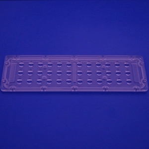 ไม่สมมาตรแนวตั้ง 36 LED SMD PH 3030 ไฟถนนเลนส์ LED สี่เหลี่ยมผืนผ้าทําจากพลาสติกที่มีประสิทธิภาพทางสายตา - Product Image 2