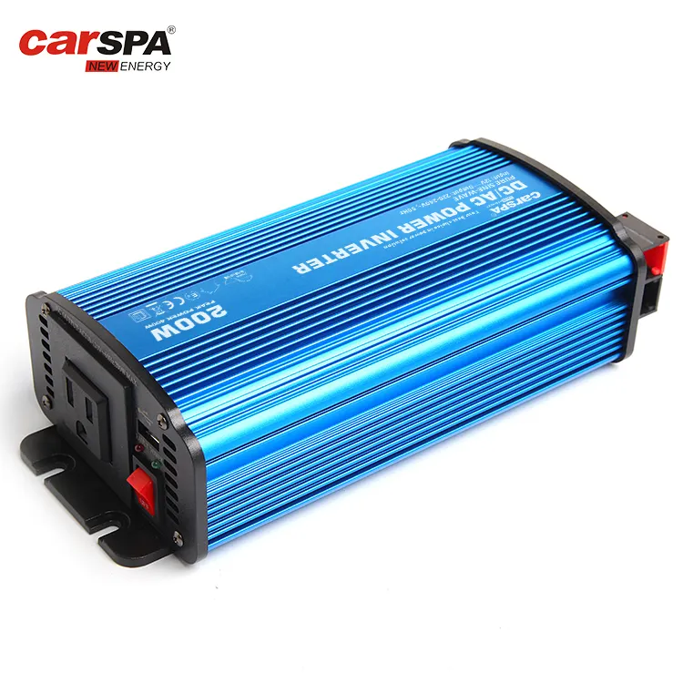 Inversor de corriente para coche, 200w, 12v a 220v