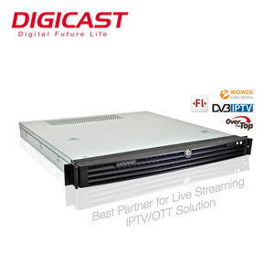 IPTV OTT VOD Server สตรีมมิ่ง Transcoder H.265 Multicast IPTV สตรีมมิ่ง Forwarding Server 100 ช่อง 4K IPTV Streaming Server - Product Image 1