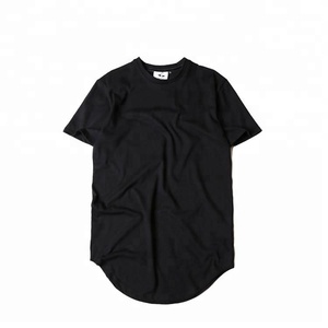 China Apparel OEM Branded <strong>Black</strong> <strong>T</strong> Shirts Custom Plain Shirt for Printing - Product Image 1