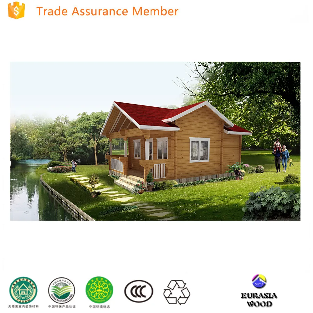 2017 venda quente design villa e desenho de construção quadro prefabricate maisons de madeira made in china