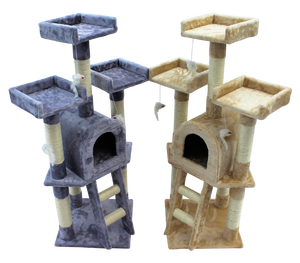 Kitten Cat Tree Scratch Post Sisal Toy Activity Centre with cat <strong>nip</strong> - Product Image 2
