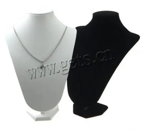 Bust PU Leather Necklace Display more colors for choice 300x215x90mm 44906