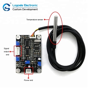 Analog output 0-10v 4-20ma <strong>temperature</strong> <strong>sensor</strong> 12v dc water <strong>temperature</strong> meter
