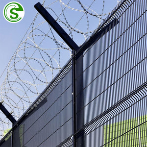 Yüksek riskli site hırsızlığa karşı koruma çit eskrim anti-tırmanma 358 çit satılık