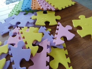 玩具专利设计特别拼图形状EVA发泡儿童婴儿游戏垫