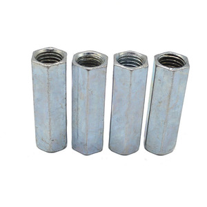 Carbon Steel Zinc Plated <strong>M3</strong> M4 Hex Long Nut with ISO9001 Hex <strong>Coupling</strong> Nuts - Product Image 3