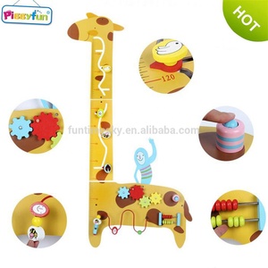แผงตกแต่งผนังไม้สำหรับเด็กเกมติดผนังรูปยีราฟ - Product Image 2