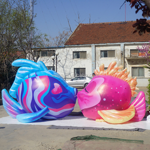 Giant Custom Design Inflatable <strong>Kiss</strong> Fish Model for Advertising Event - Product Image 2