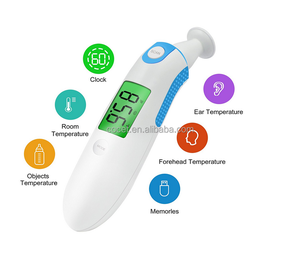 Sốt IR nhiệt kế Nhiệt độ bé tai cơ thể nhiệt độ kỹ thuật số Súng tai và trán Nhiệt kế cho trẻ sơ sinh - Product Image 3