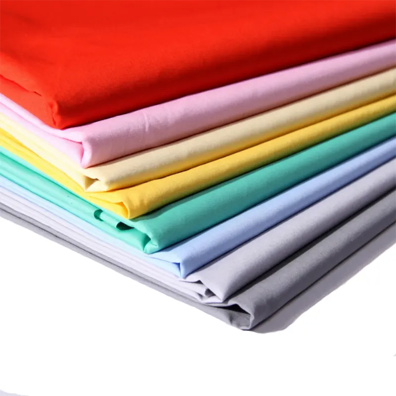 Wholesale 100% Cotton Colorful Poplin Fabric For Garment