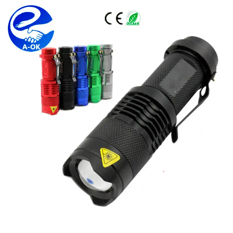 Đèn pin chiến thuật-Bản gốc 300 lumen siêu sáng, dẫn mini 3 chế độ đèn pin ngọn đuốc