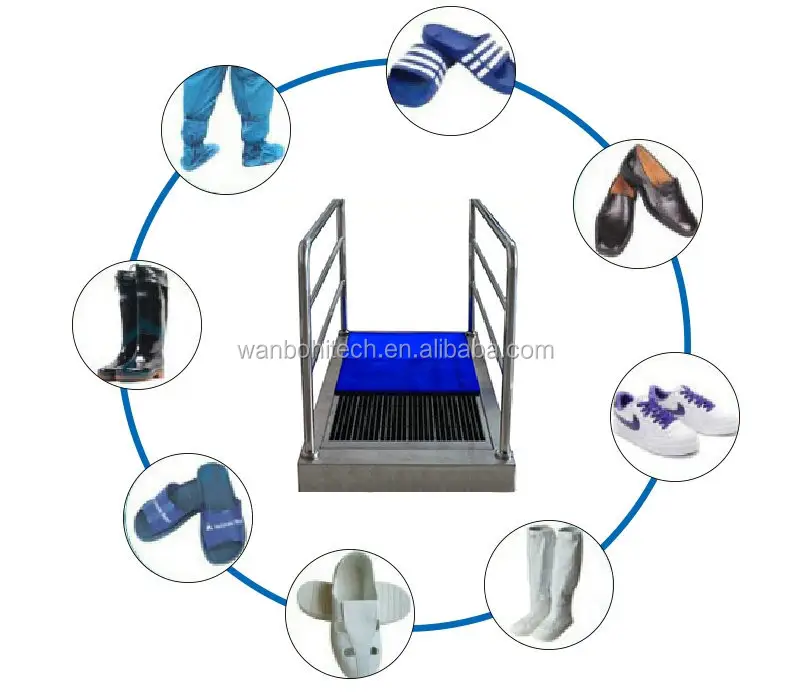Otomatik endüstriyel ayakkabı tabanı temizleme makinesi kanal tipi taban temizleme makinesi