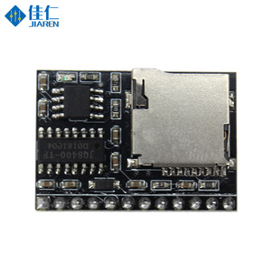 JQ8900-TF DFPlayer mini MP3 ses Decode kurulu MP3 ses modülü u-disk IO/seri Port ile TF kart arduino için DFPLAYER