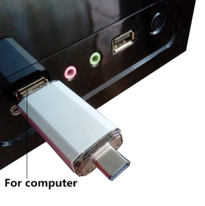 智能 OTG Type C USB 闪存驱动器 3.0 Pendrive 16/32/64 GB 迷你平板智能手机类型-C 3.1 笔记忆棒拇指双插头 - Product Image 5