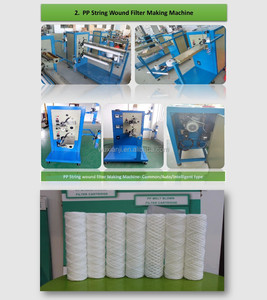 Automatic <strong>pp</strong> <strong>String</strong> Wound <strong>Filter</strong> Cartridge Making Machine with Hign Capacity 50 Inch - Product Image 3