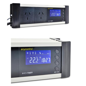 Reptile Thermostat with <strong>Timer</strong> AU EU UK US Plug Socket <strong>Sensor</strong> Regulator Pet Temperature <strong>Controller</strong>