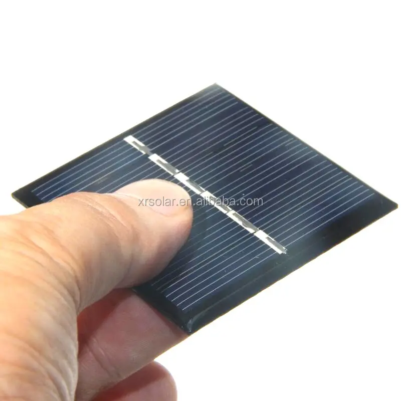 小型ソーラーパネル54x 54mm 0.5Wライト用