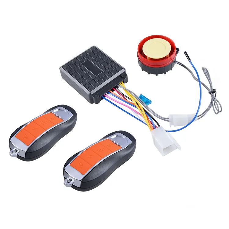 Anti-pencurian Universal Motor Alarm Sistem Alarmas Para Motor Orange Remote Alarm Kunci KSS-AR112 ORG