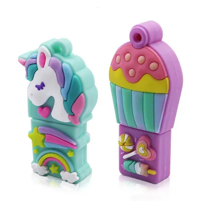 Fancy Kids Cartoon USB Flash Drive Movie Character Horse Animal Pendrive USB Stick For School Promotion Gift