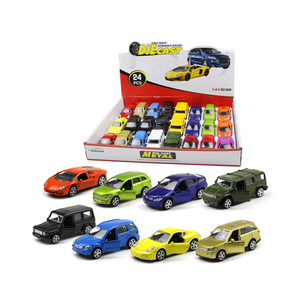 รถโมเดลรถโลหะขนาดเล็กดึงถอยหลังได้สำหรับเด็ก1:64คน - Product Image 1