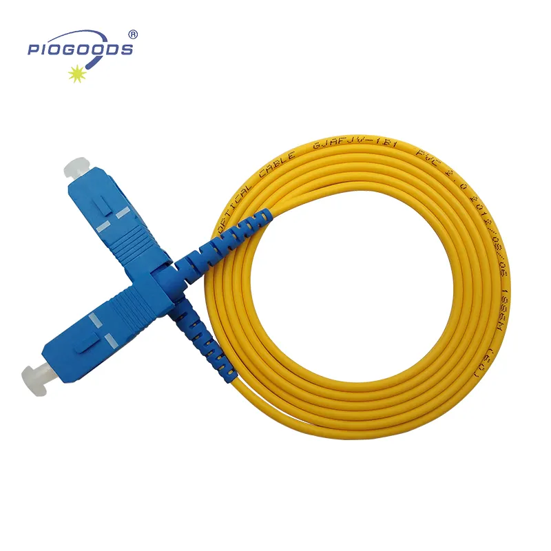 Fibra óptica patch cord color código 50 150mm cables ojc longitudes personalizados