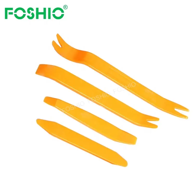 Foshio-tablero de vídeo de coche, Kit de instalación de desmontaje, herramientas de reparación de vehículos, plástico, 4 en 1