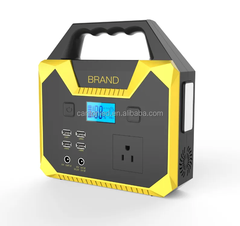 Puur Sinus Draagbare Generator Power Station Omvormer Met Uitgangen AC 110 V 4USB, 2DC-12V/10A, ingebouwde Li-on Batterij