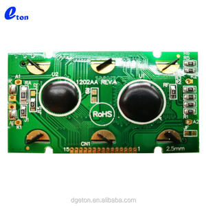 Benutzerdefinierte Zeichen Lcd-modul Bluescreen COB 12x2 Lcd-modul STN Charakter Lcd Display 1202 LCM Modul