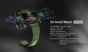 <span class=keywords><strong>2.2</strong></span>インチScreen MTK6580 Quad core1GB 16GB <span class=keywords><strong>Android</strong></span> OS 3G WCDMA Wifi GPS 1200mAh Battery Sport Smartwatch DM99 Smart Watch 3G