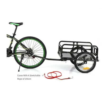 Foldable Trailer Bicycle Cycle Bike Cargo Trailer for Bike Bicycle Cargo Camping Tent Luggage Carry Transport