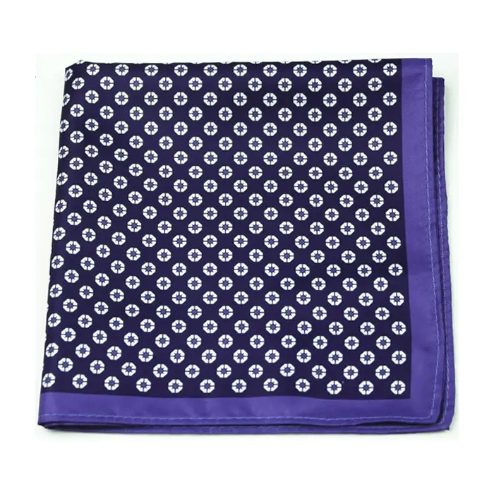 Hanky Silk Fabric Handkerchief Quality Cloth Fashion Paisley Colors Digital Printing Handkerchief for Suit Pocket 100% Silk Men