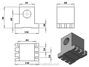 Mandril de 4 mandíbulas CNC de 4 ejes, motor rotativo de 100mm 86, rotación de 5M-3-100A 3:1 para mini enrutador CNC, máquina de grabado para carpintería