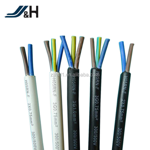 VDE批准2x1.5平方毫米H05RNH2-F扁平电缆双平行CPE橡胶电缆 - Product Image 6