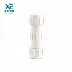 China Manufacturer <strong>1</strong>/2&quot;-<strong>4</strong>&quot; White Plastic Pvc Quick Flexible Fitting Pipe <strong>Coupling</strong> - Product Image 4