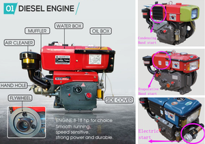 20HP deniz dizel motor dizel motor dizel
