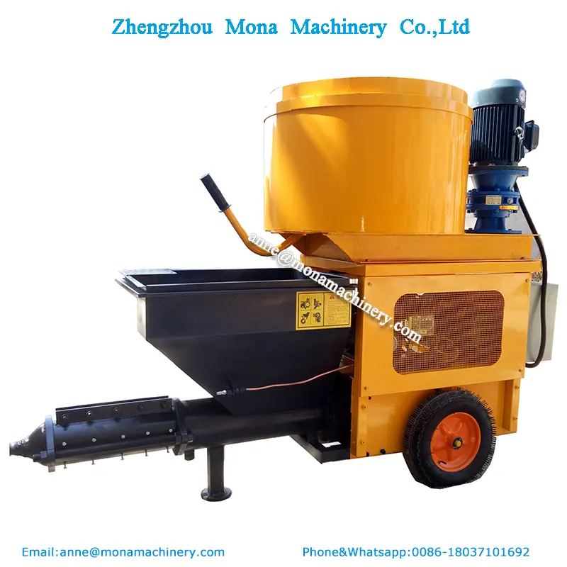 Popular Sale automatic wet ready mixed wall cement mortar plaster spray machine