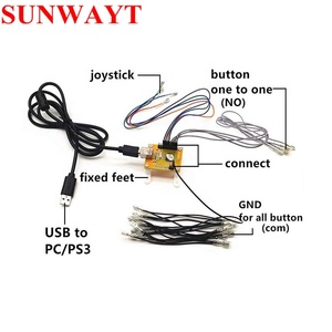 Аркада контроллер USB интерфейс, 2 игрока MAME Multicade клавиатура энкодер, USB к Jamma Игровая плата управления - Product Image 4