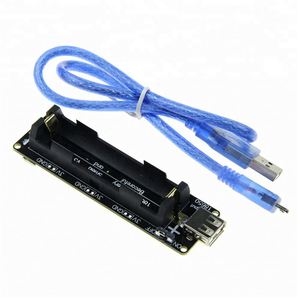 18650バッテリーシールドV3Raspberry Pi ESP32 OLED Rev1WiFiモジュールESP8266 (USBケーブル付き) - Product Image 1