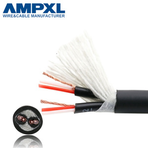 Tel 2 çekirdekli <span class=keywords><strong>OFC</strong></span> yüksek dereceli kablo HIFI hoparlör kablosu şeffaf ses <span class=keywords><strong>OFC</strong></span> 2*18 ölçer düz hoparlör