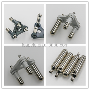 SA-165 อินเดียเสียบปลั๊ก SABS 5.08 มม. 2.5/6A สำหรับ cordsets