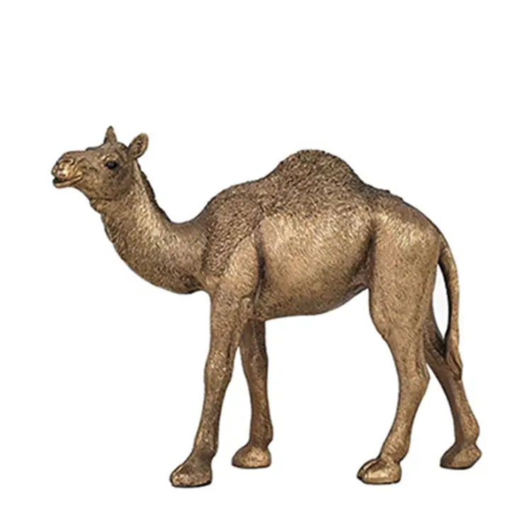 Factory Custom Resin Camel Statue Animal Figurine Garden Decoration