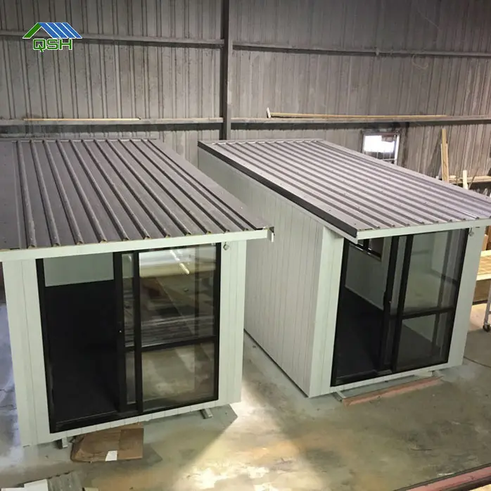 Modular Prefab พับเว็บไซต์แบบพกพาพาร์ทเมนท์สวนสำนักงานภาชนะสำนักงานสำหรับขายอเมริกา